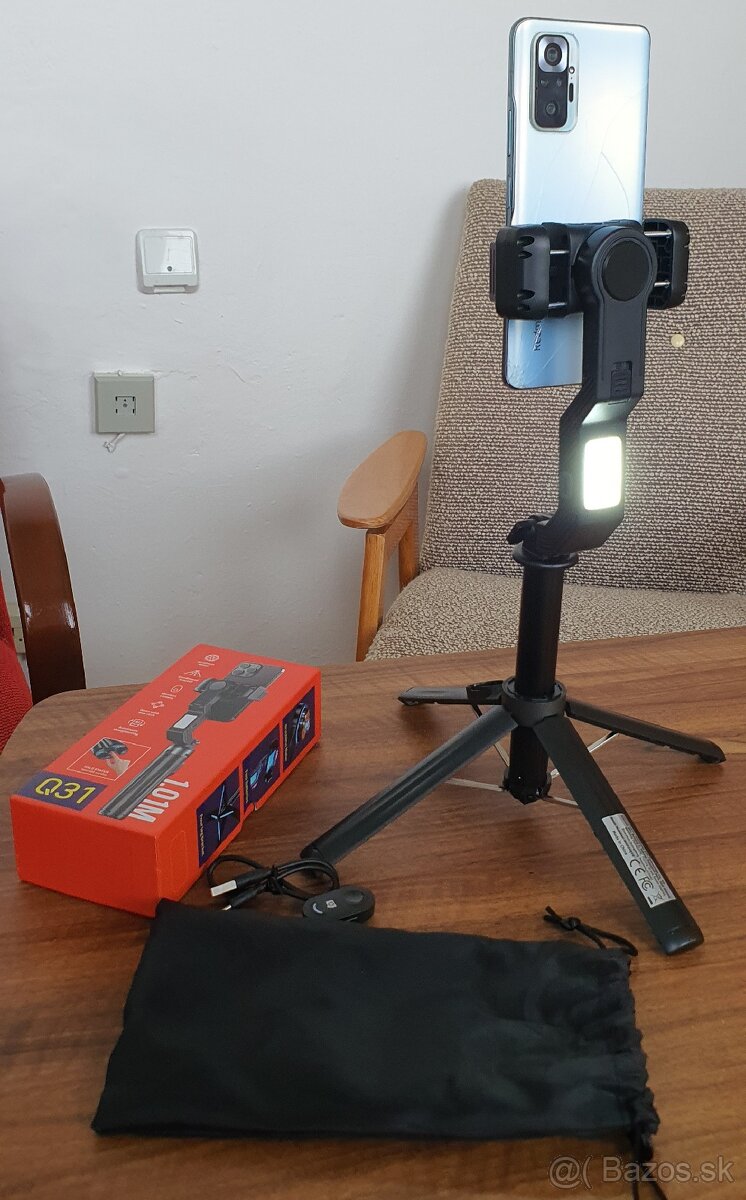 statív so stabilizatorom a pridavnym svetlom - 2