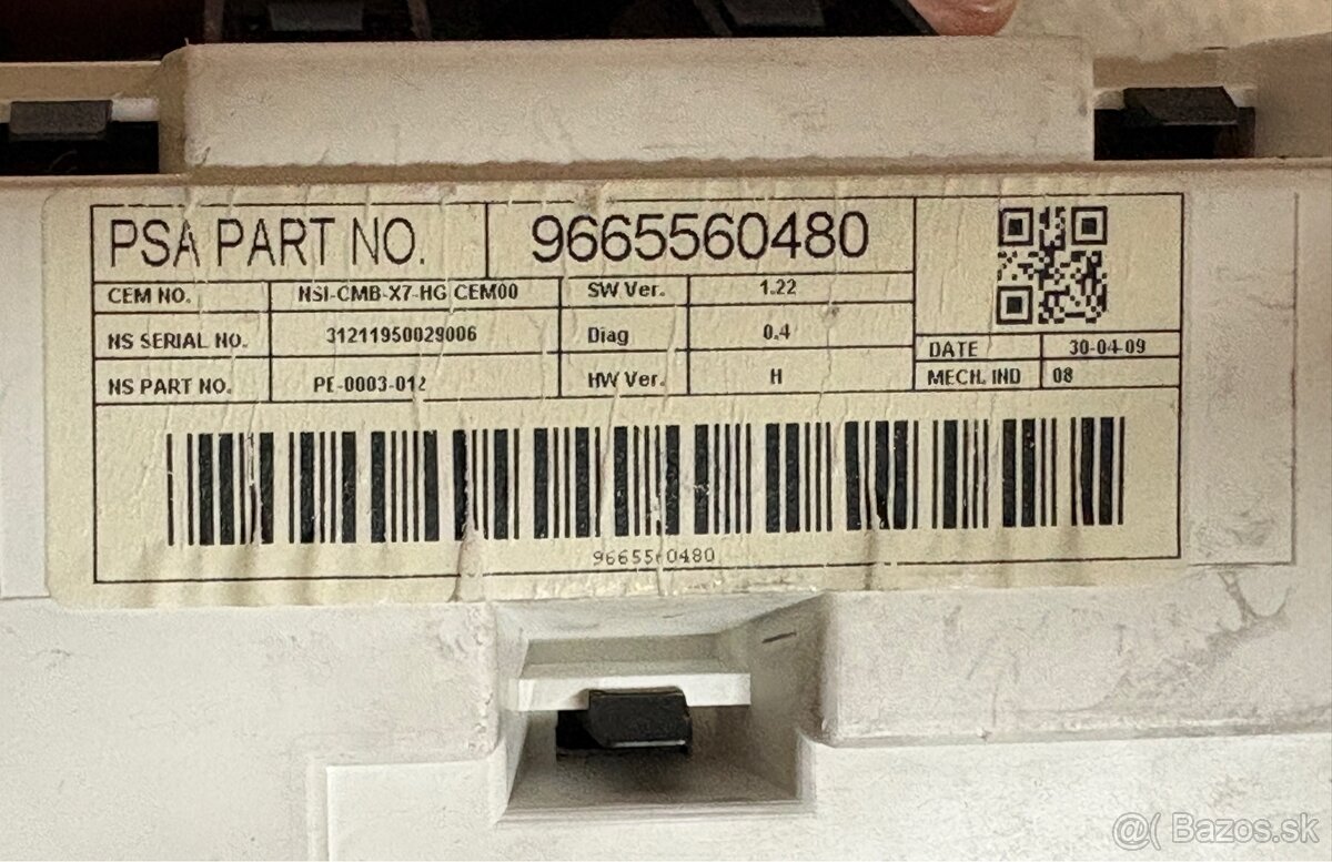 Prístrojovka/ budíky - 2