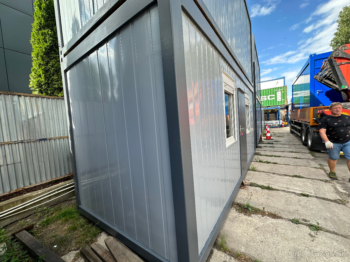 Stavebná bunka kontajner B15 - svetlo šedá - 2