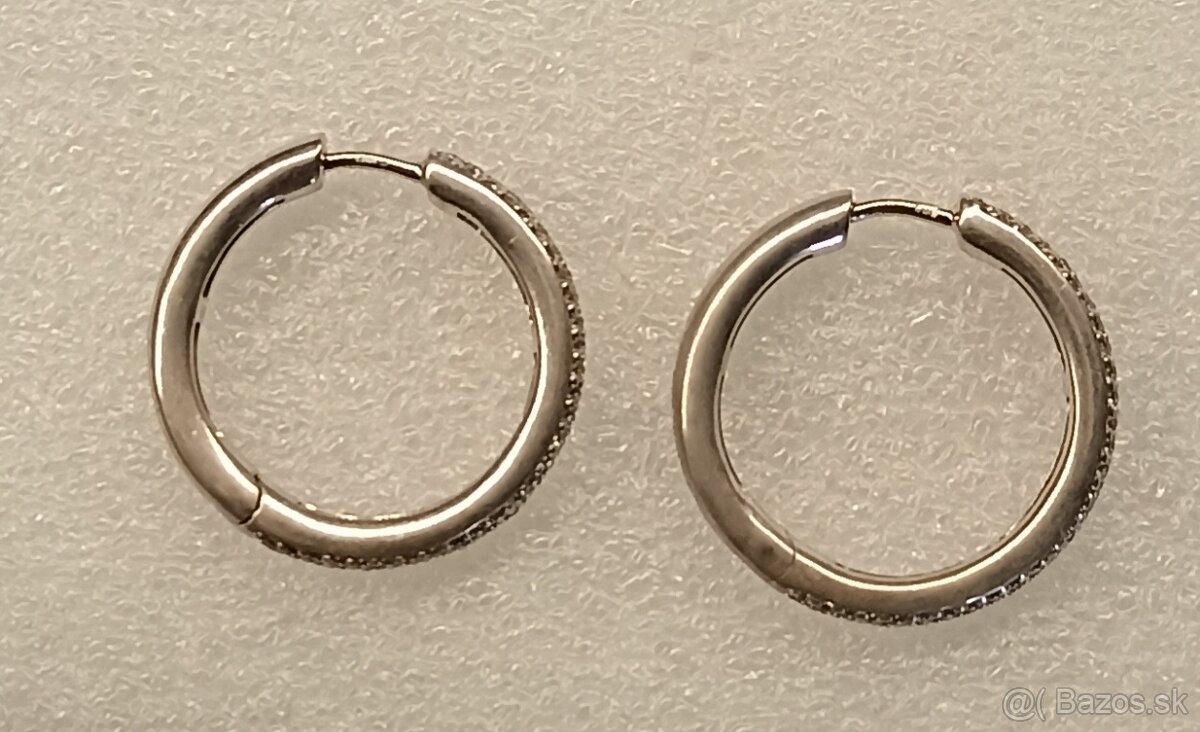 Strieborné náušnice značky TI SENTO - 2
