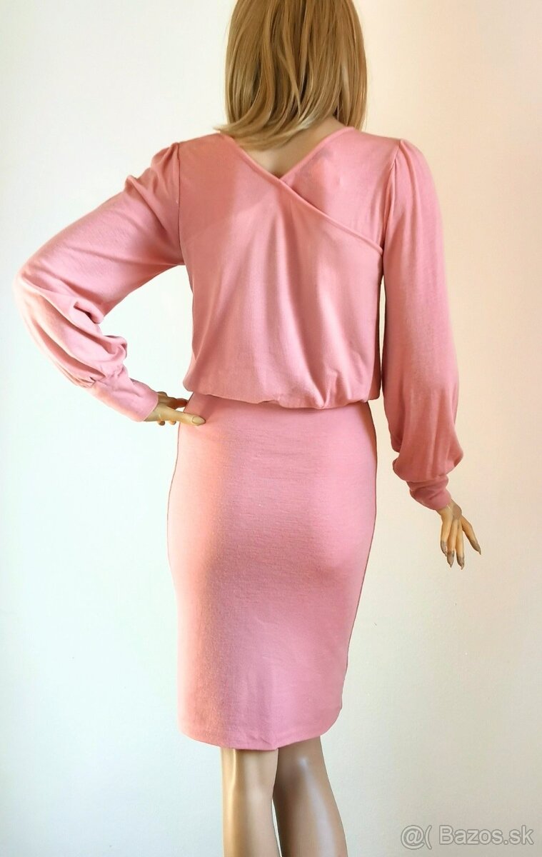 Elegantné merino šaty vo veľkosti XS /S - 2