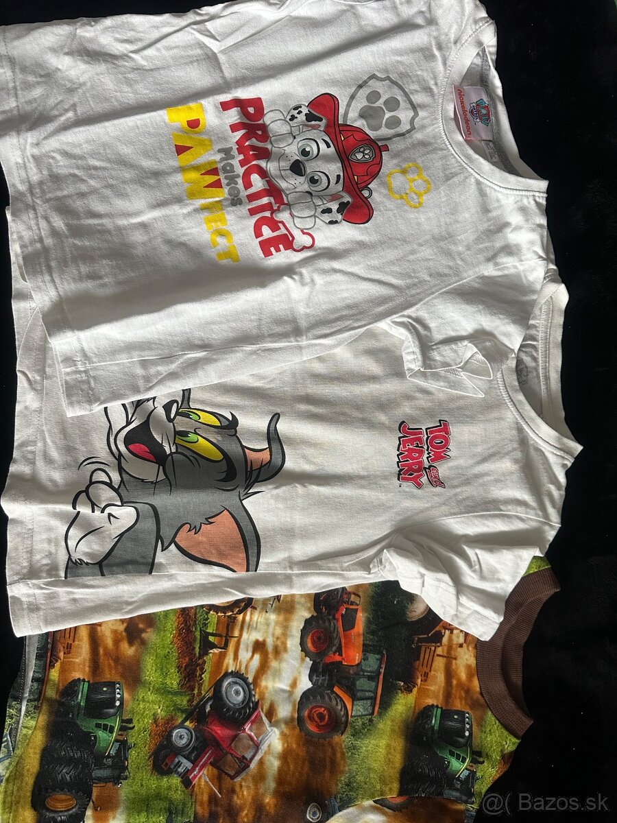Chlapcenske tricka 110-116 - 2