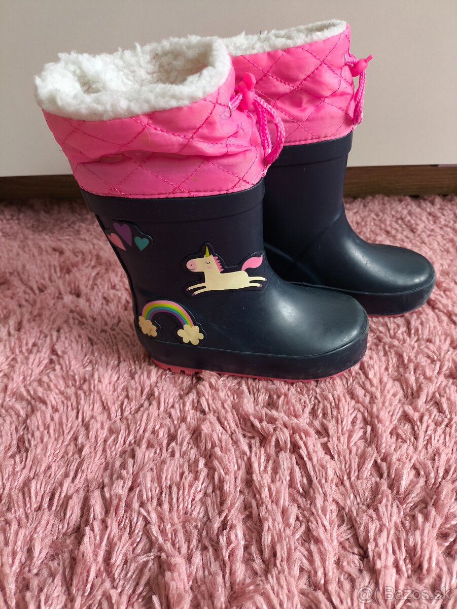 Zateplené gumáky 22 - 2