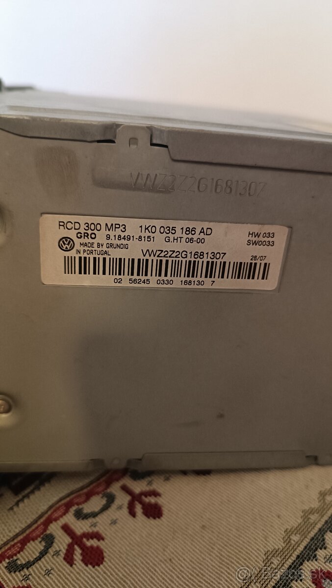 Autorádio RCD300 MP3 - 2