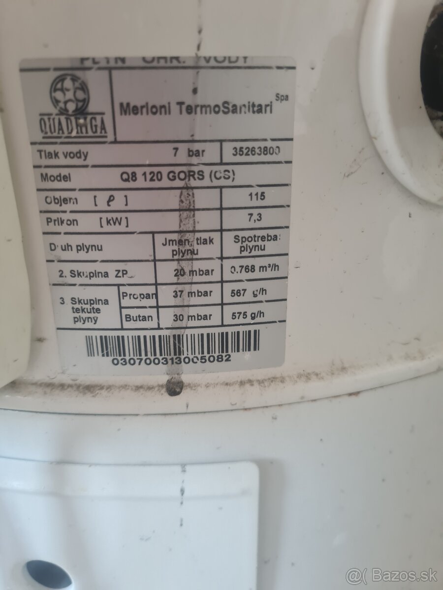 Plynový kotol quadrika - 2