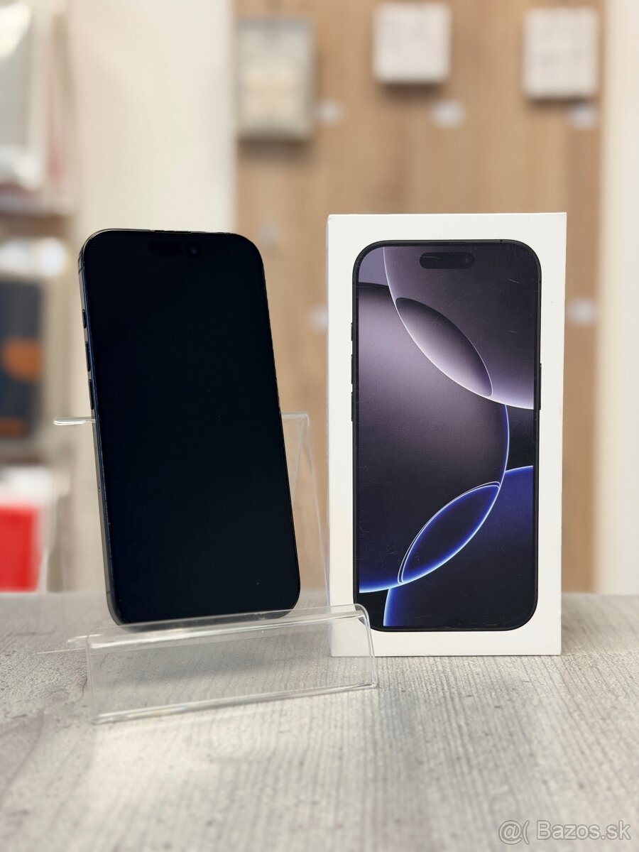 ZÁRUKA - Apple iPhone 16 Pro 128GB Black Titanium - 2