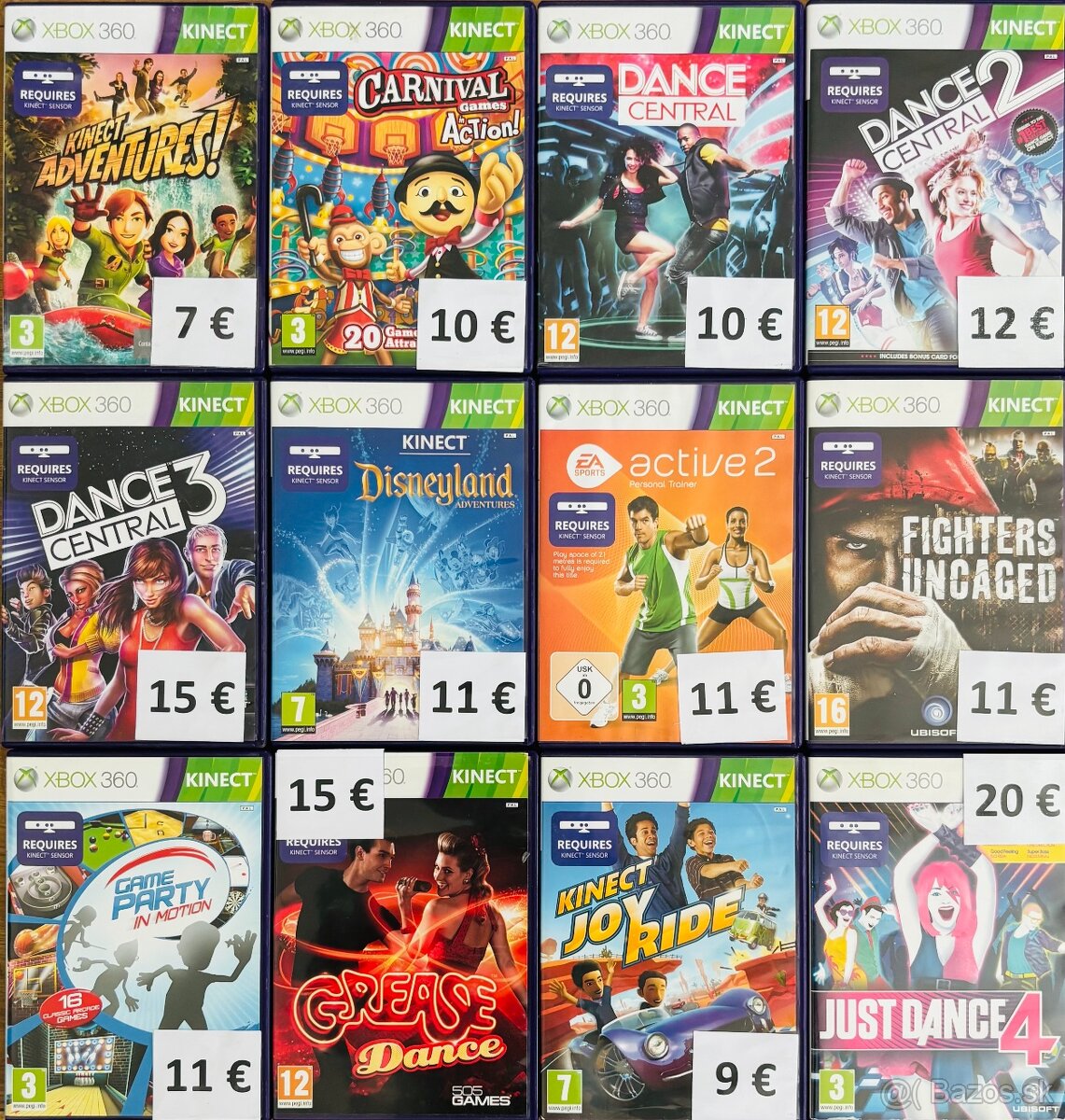 Kinect XBOX 360 + Videohry (aj samostatne) - 2