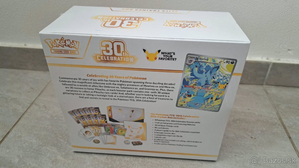 Pokemon 30th Celebration Elite Trainer Box ETB - 2
