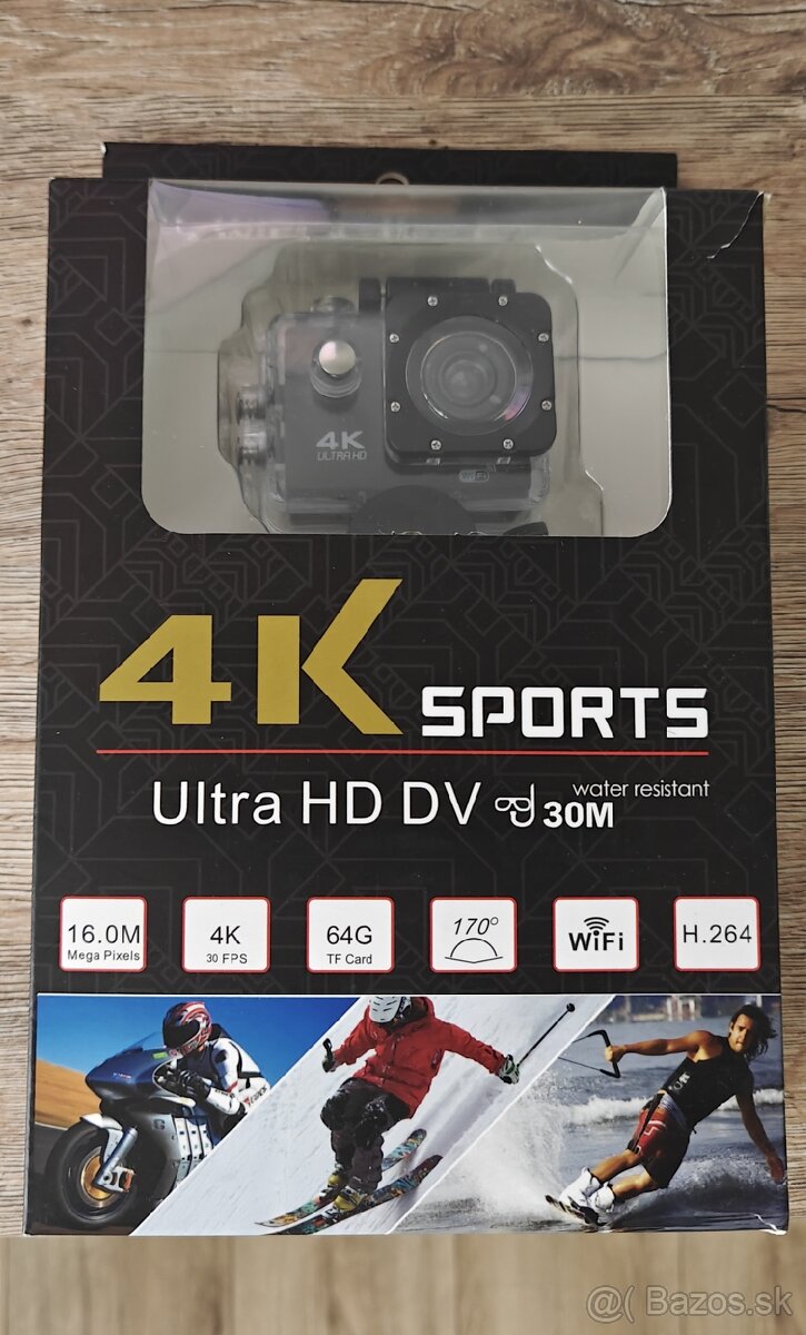 Predám- Športová 4K Ultra HD akčná kamera s WiFi - 2