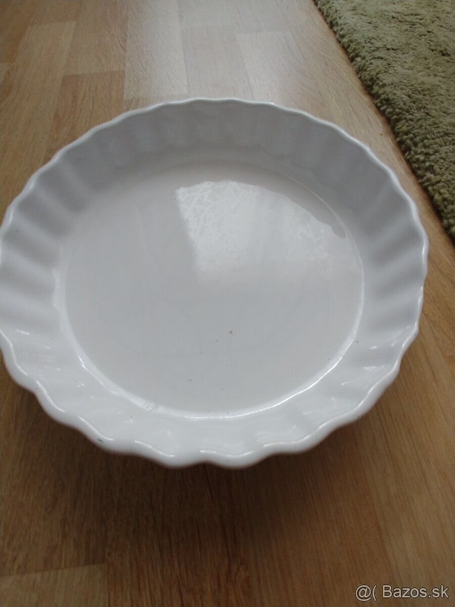 Tazka keramicka forma na koláč, 24 cm, nová - 2