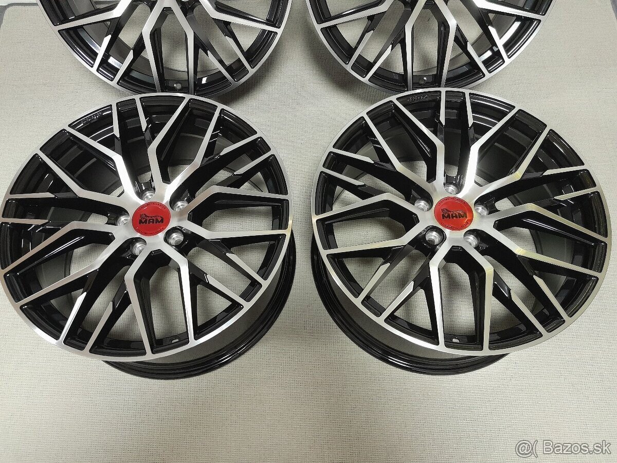 Alu disky MAM RS4 R17 5x112 7.5J Et45 a Et35 BFP - 2