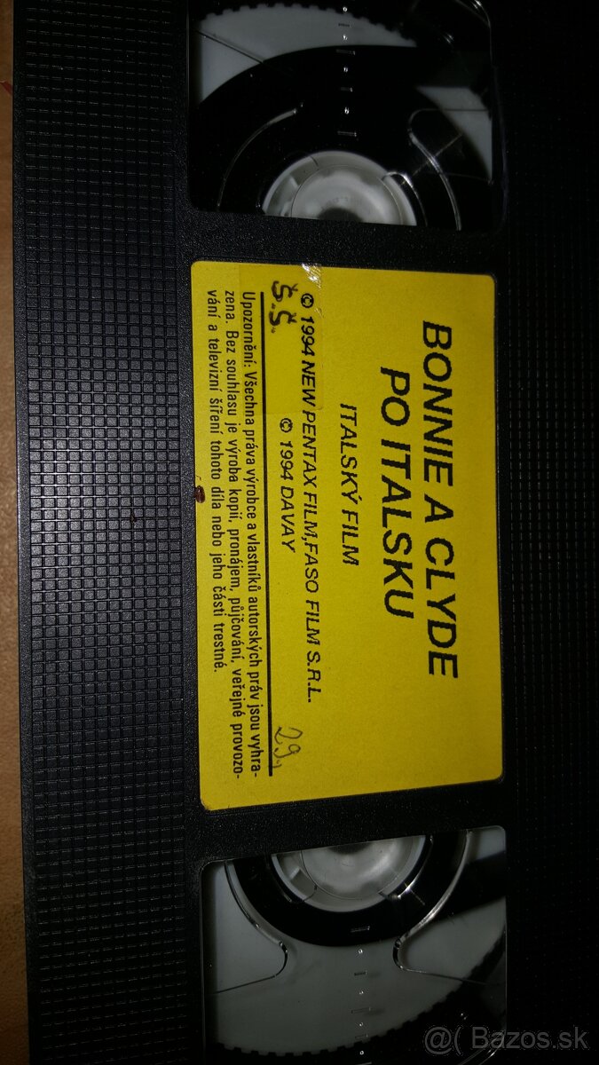 Predám org.videokazety.vhs. - 2