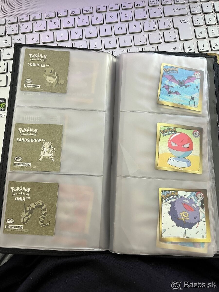 POKEMON 1999 FIRST EDITION stickers GOLD, SILVER, COMMON - 2