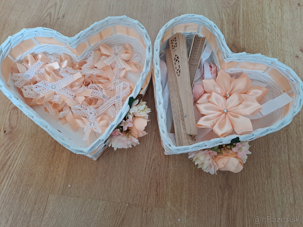Košíky na svadobné pierka - 2