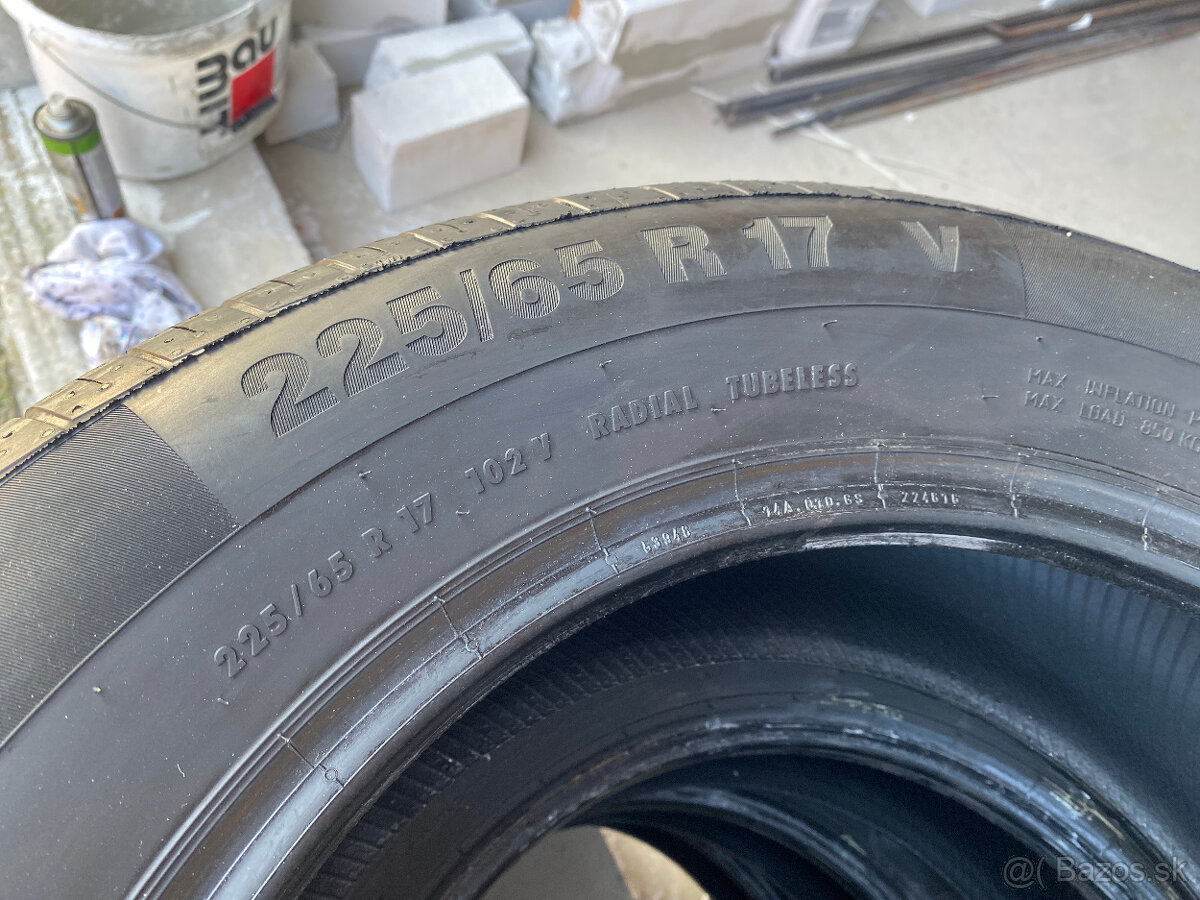 Nejazdené Letné Pneu Continental 225/65 R17 DOT 24 - 2