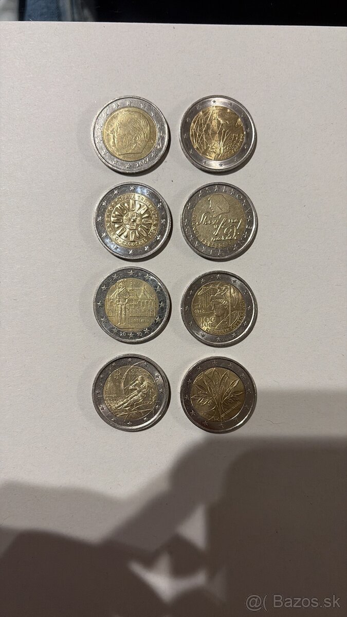 Predám, vymením 2€ mince - 2