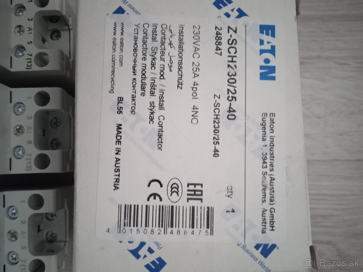 Modulové stykače EATON a ABB - 2