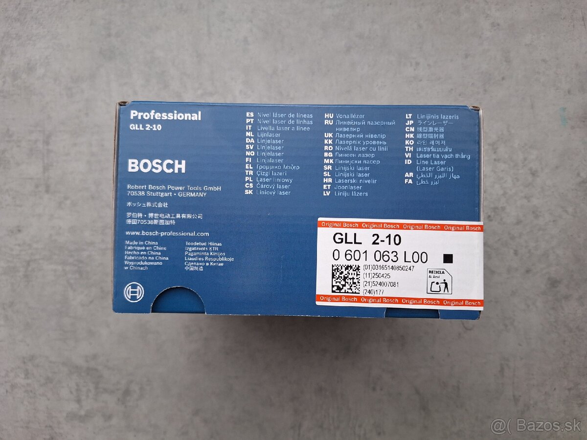 Líniový laser Bosch professional GLL 2-10 - 2