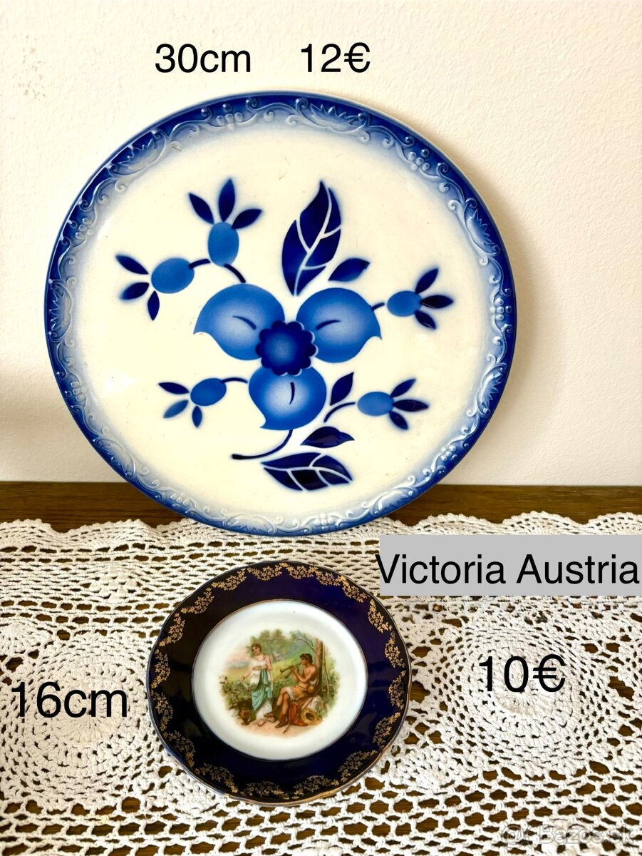 MODROBIELY PORCELÁN A SKLO DO ZBIERKY - 2