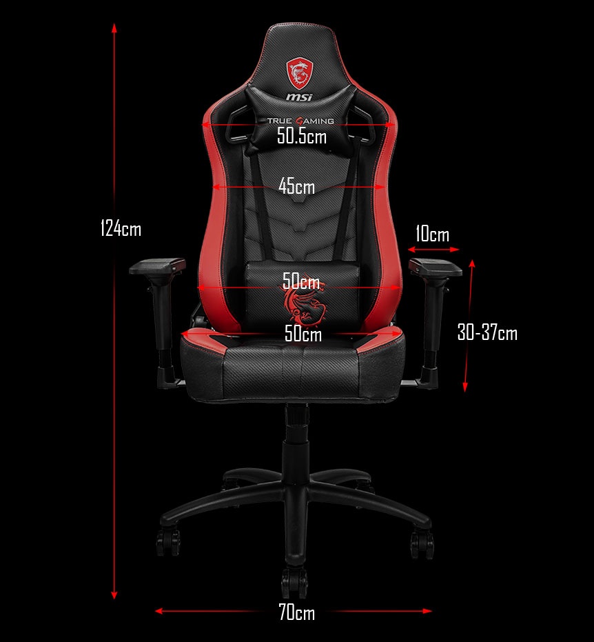 špičkové herné kreslo - stolička MSI - 2
