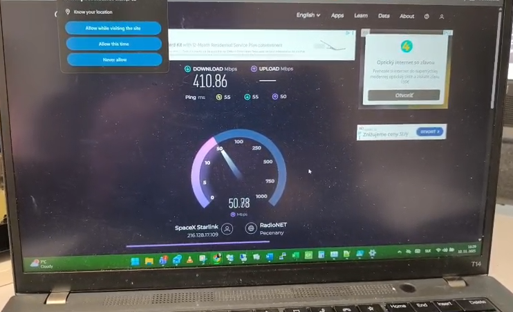 Starlink – zľava 35 € alebo 50 € na objednávku Rýchly inter - 2