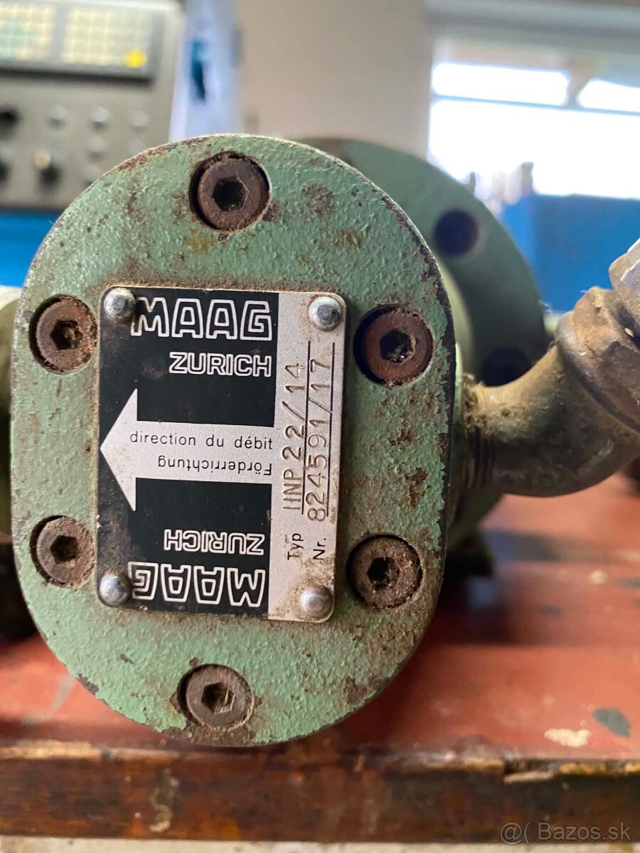 hydraulický agregát / čerpadlo MAAG + motor 0,75kW - 2