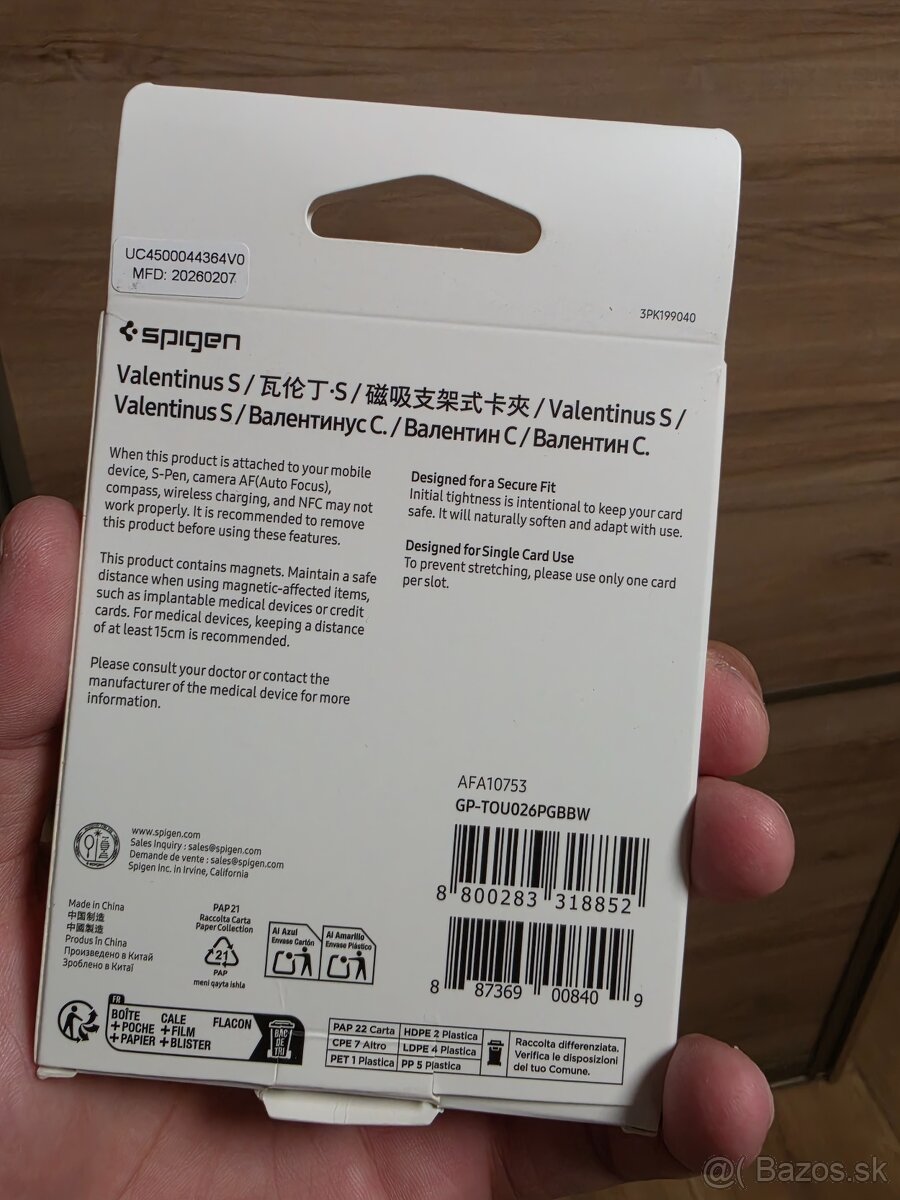 Magnetická peňaženka Valentinus S - 2