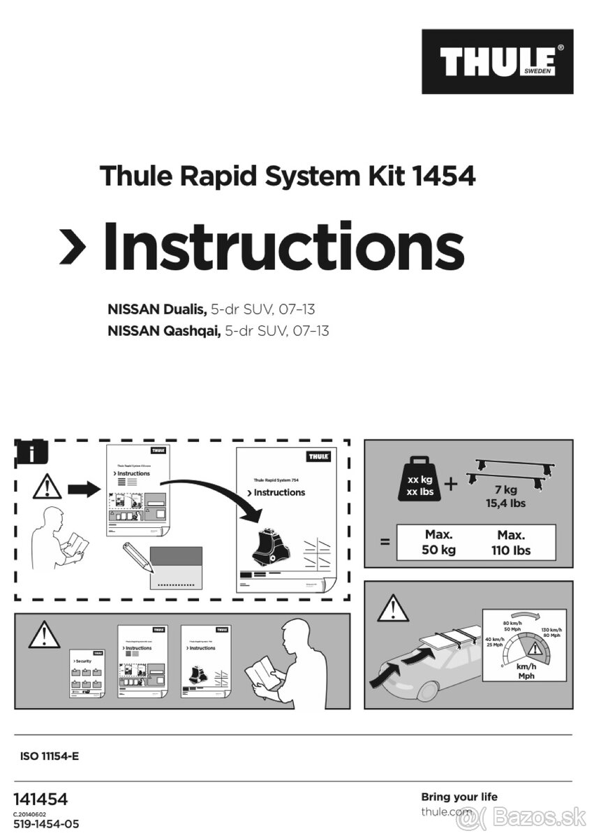 Nissan Qashqai kit Thule - 2