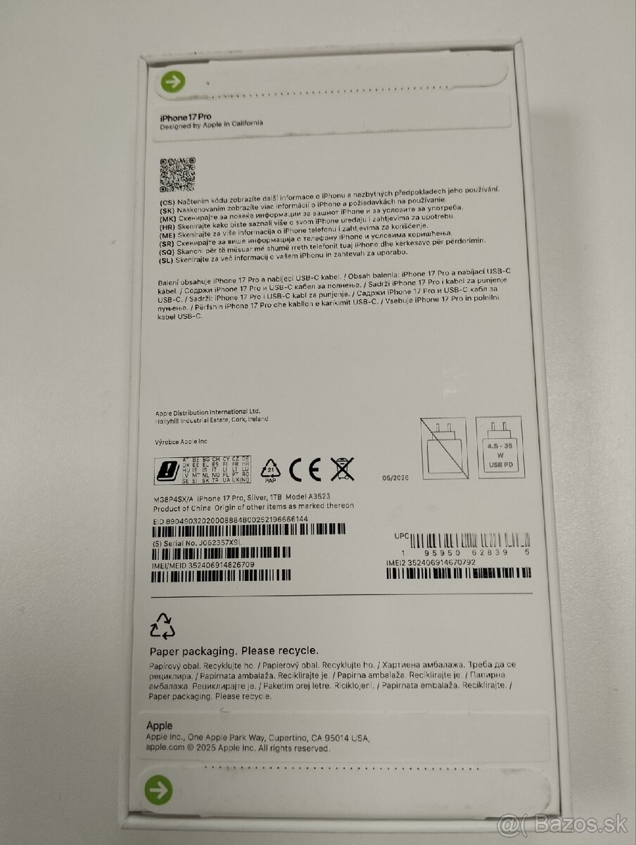 iPhone 17 Pro 1TB Silver - 2