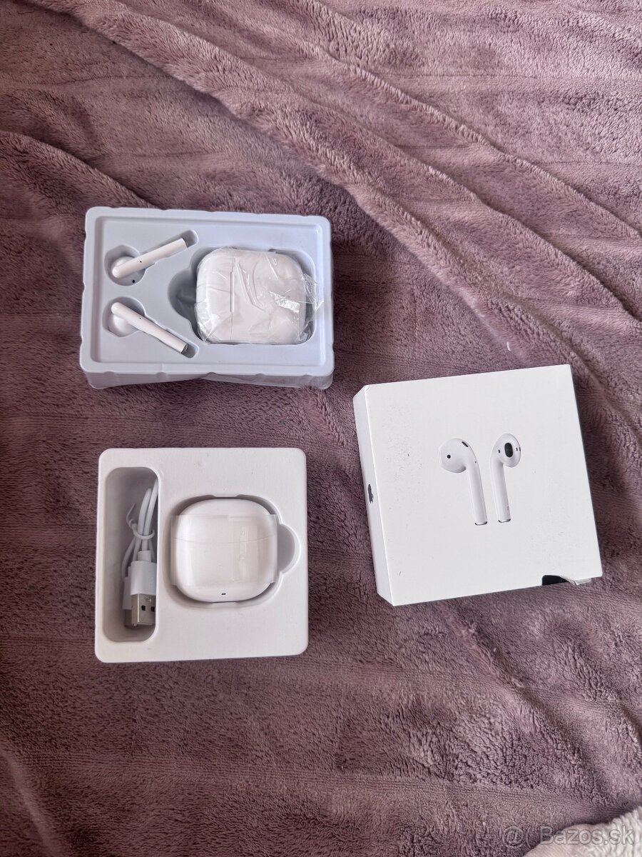 airpods 2 generacie a 2 balicky dalsej znacky - 2
