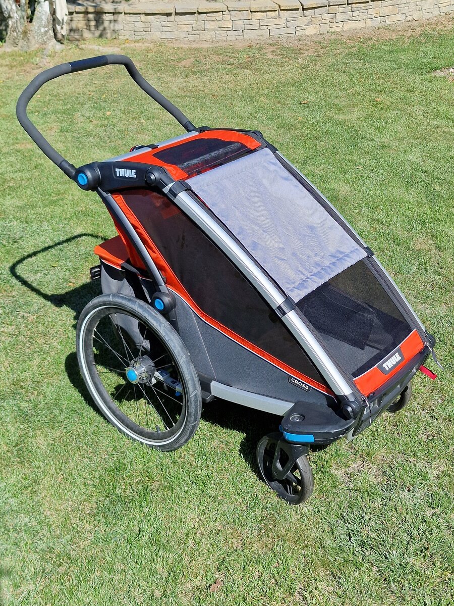 Predám cyklovozík THULE chariot cross - 2