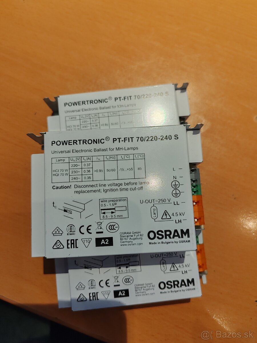 Predradník OSRAM powertronic pt-fit 70/220-240 S - 2