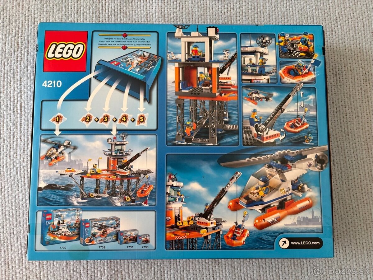 LEGO CITY 4210 COAST GUARD PLATFORM - 2