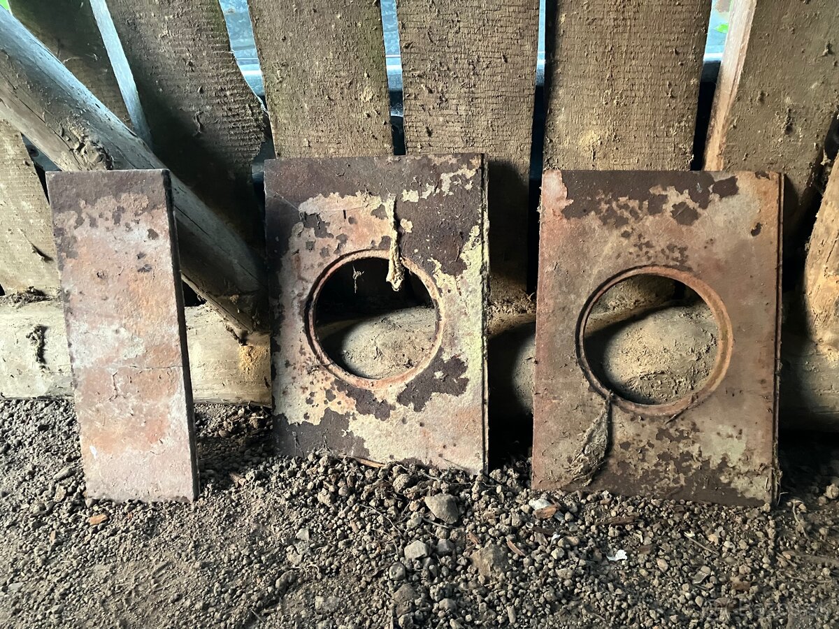 Liatinove platne, rošty,rámy na pec, kominová klapka - 2