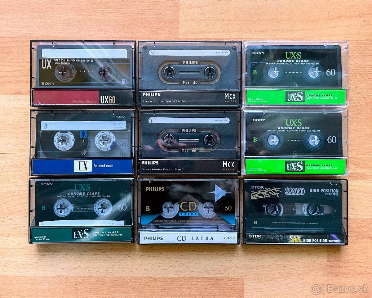 MC kazety chrómky 60 - 2