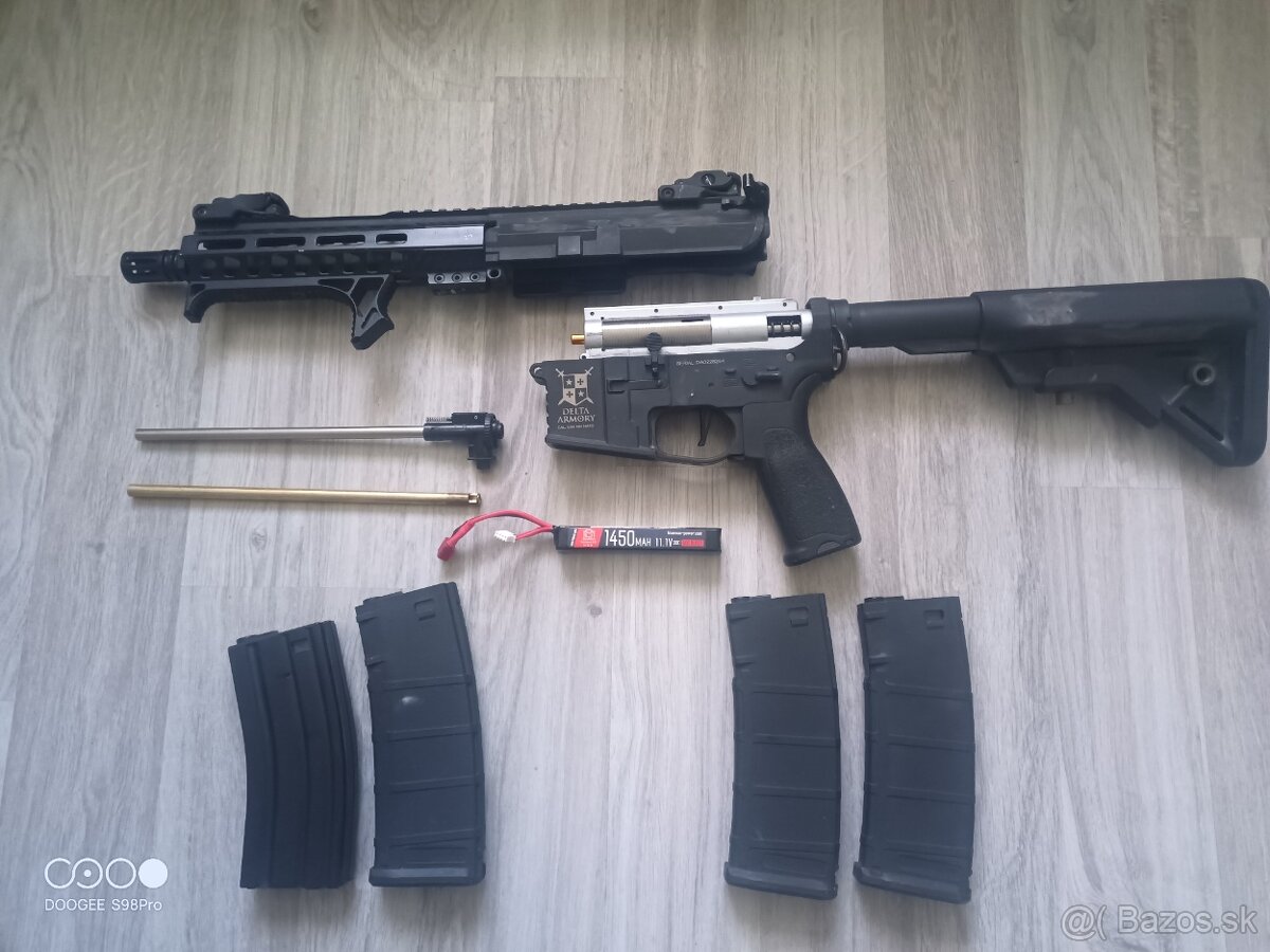 Predám AR15 od DA Short Bravo ETU fully ubgrade - 2