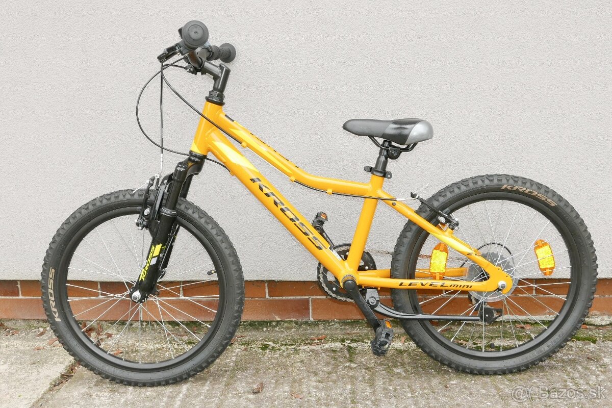 Predám detsky duralový bicykel Kross Level mini 20". - 2
