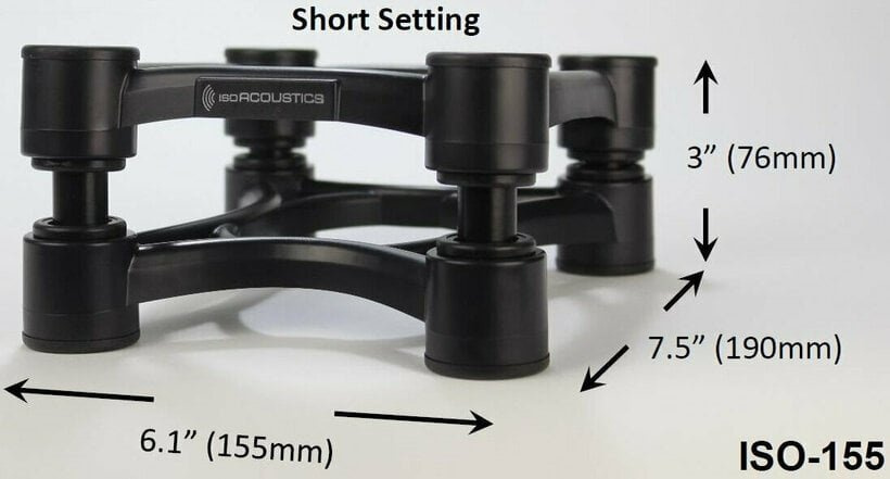 IsoAcoustics ISO-155 Stojan pre štúdiové monitory - 2