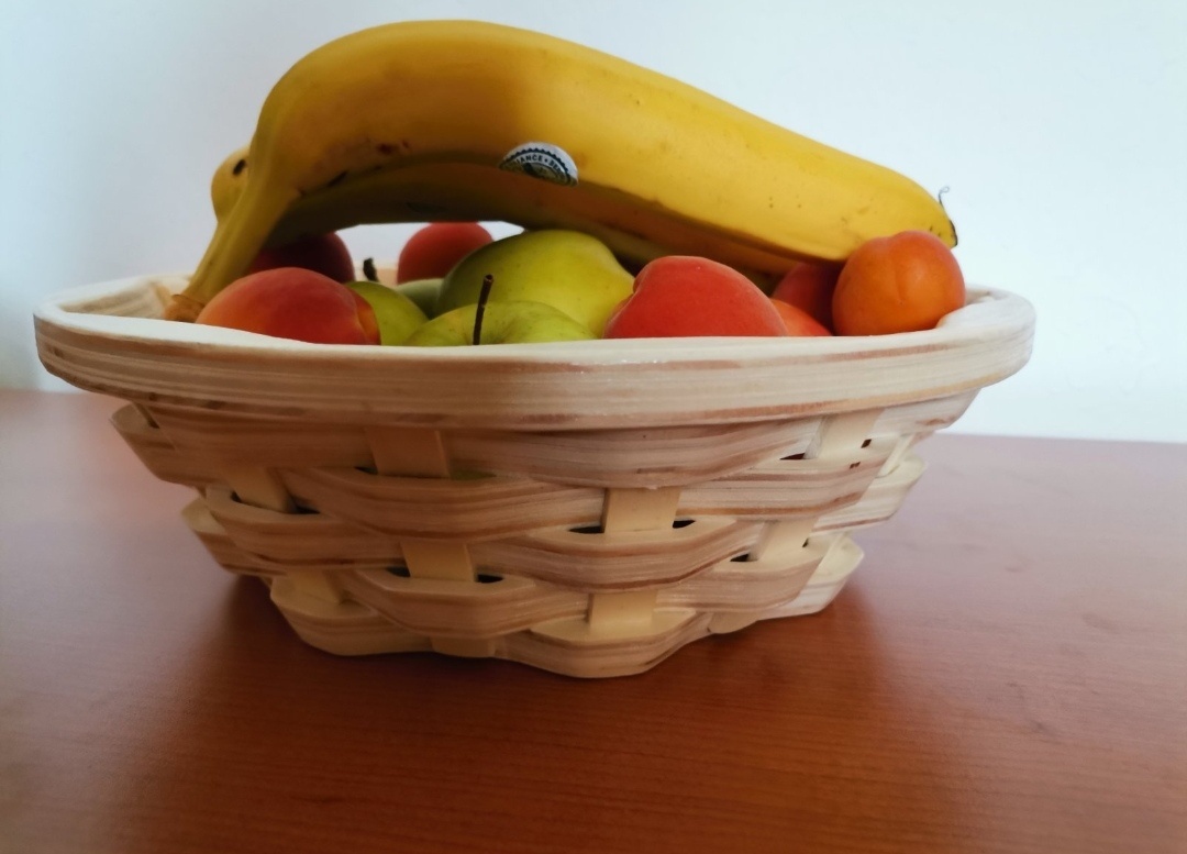 Košík drevený - 2