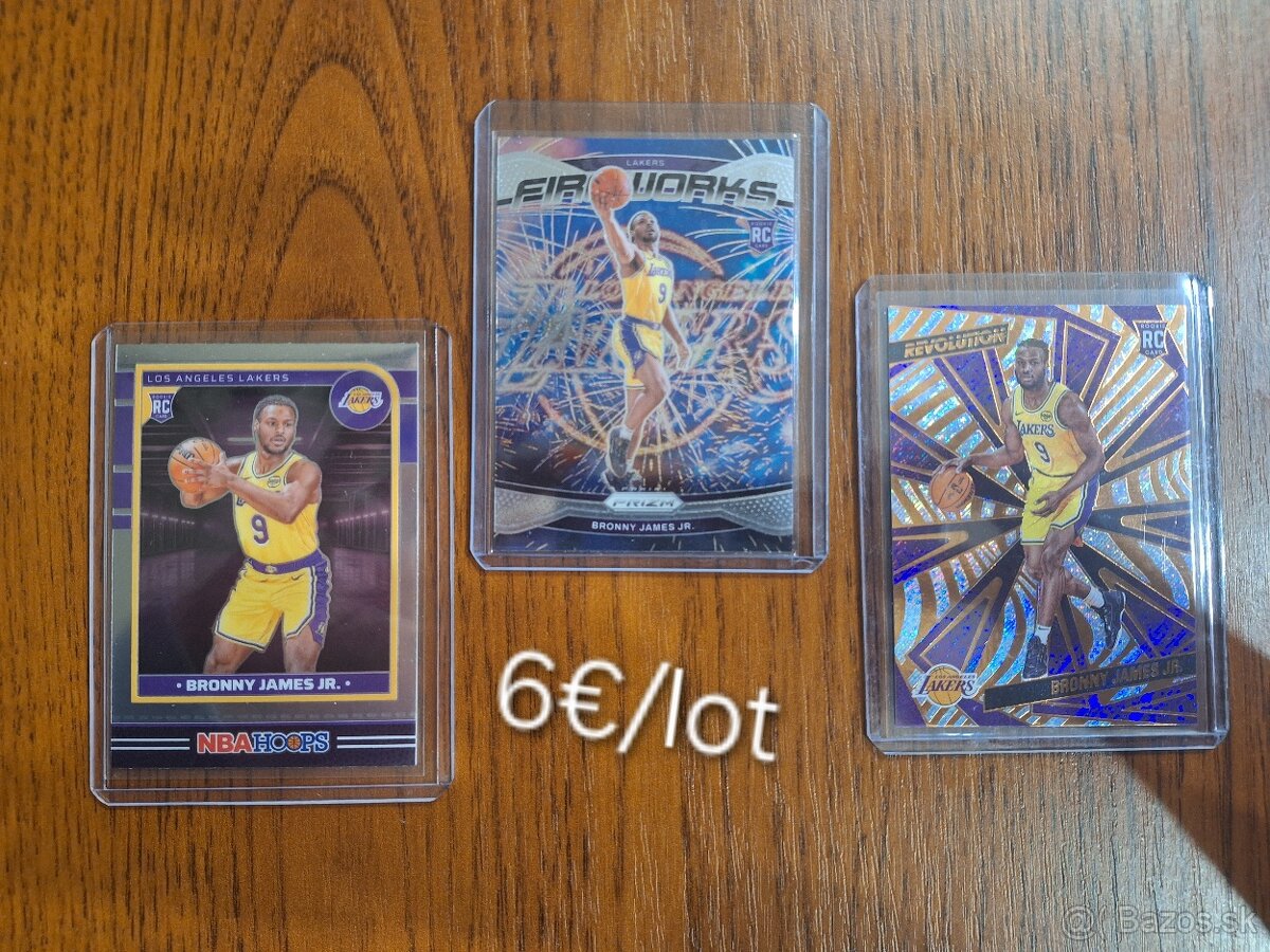 Lebron James+Bronny Jamew kartičky - 2