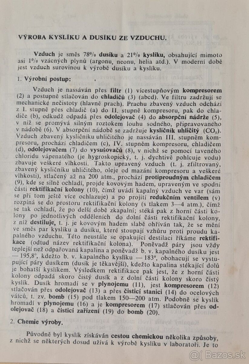 Výroba kyslíku a dusíku ze vzduchu - 2