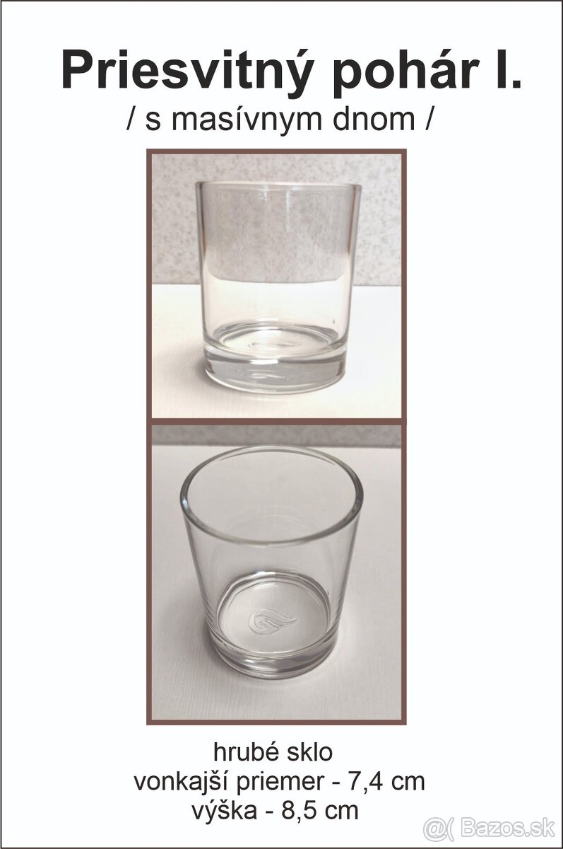 Sklenené poháre - 2