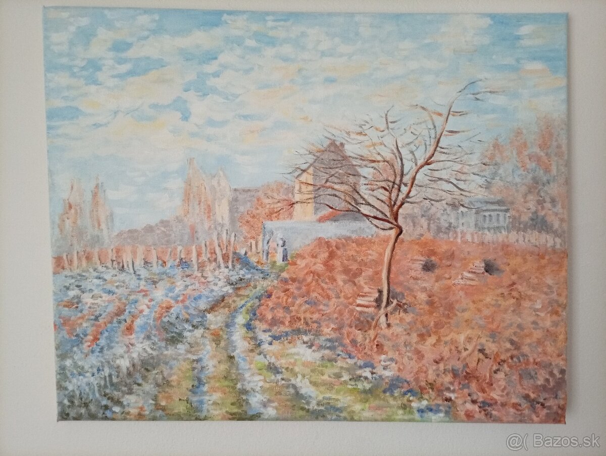 Obraz Alfred Sisley - Gelée blanche - 2