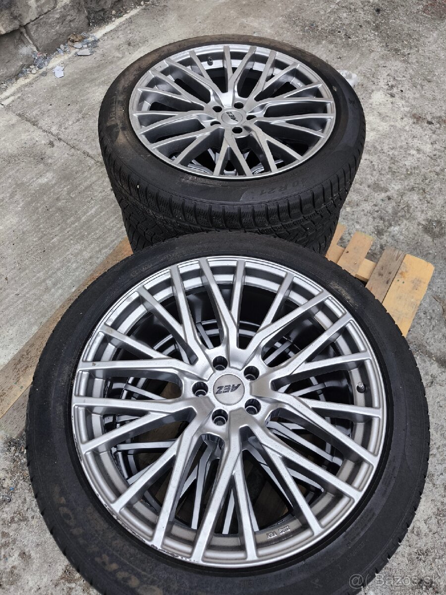 Alu AEZ PANAMA R21 5x112 ET 33 + zimne gumy Pirelli Scorpion - 2