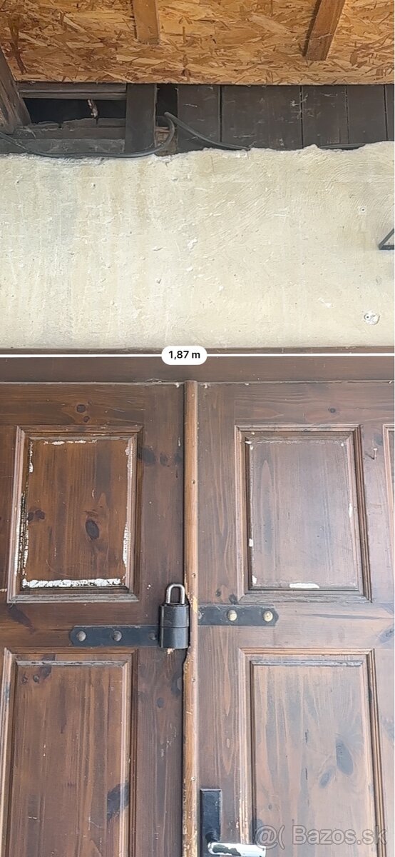 Garážová brána z masívu - 2