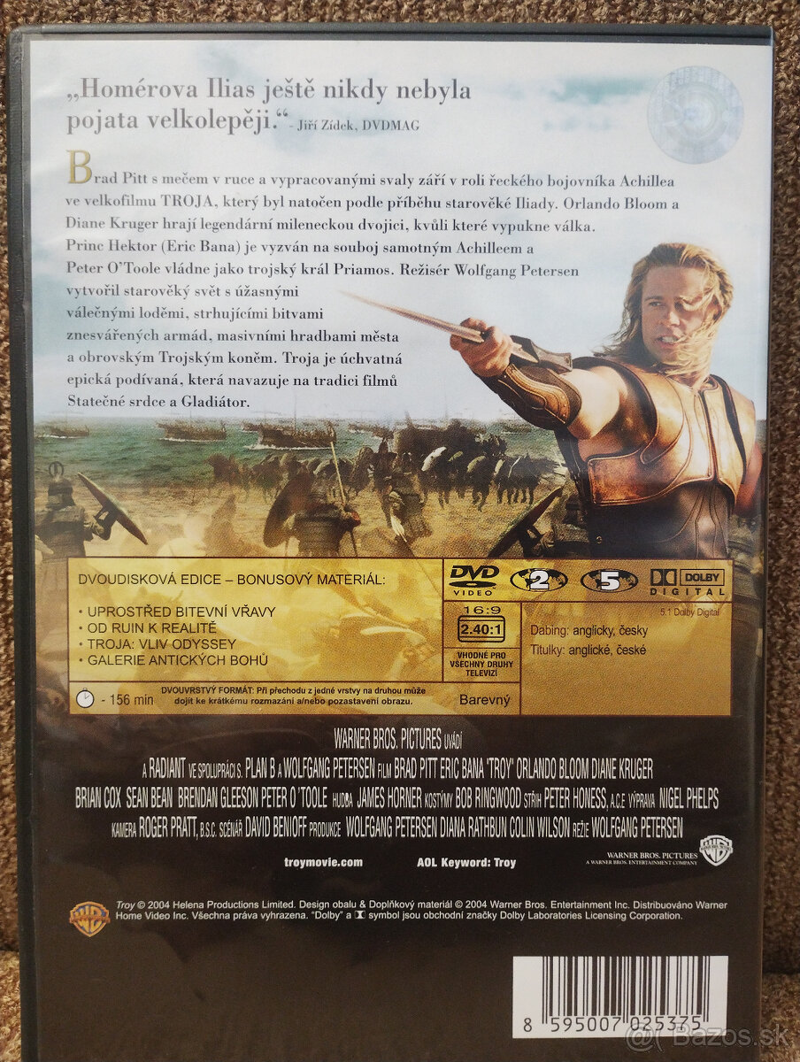 DVD film Trója, Dvojdisková edícia - 2