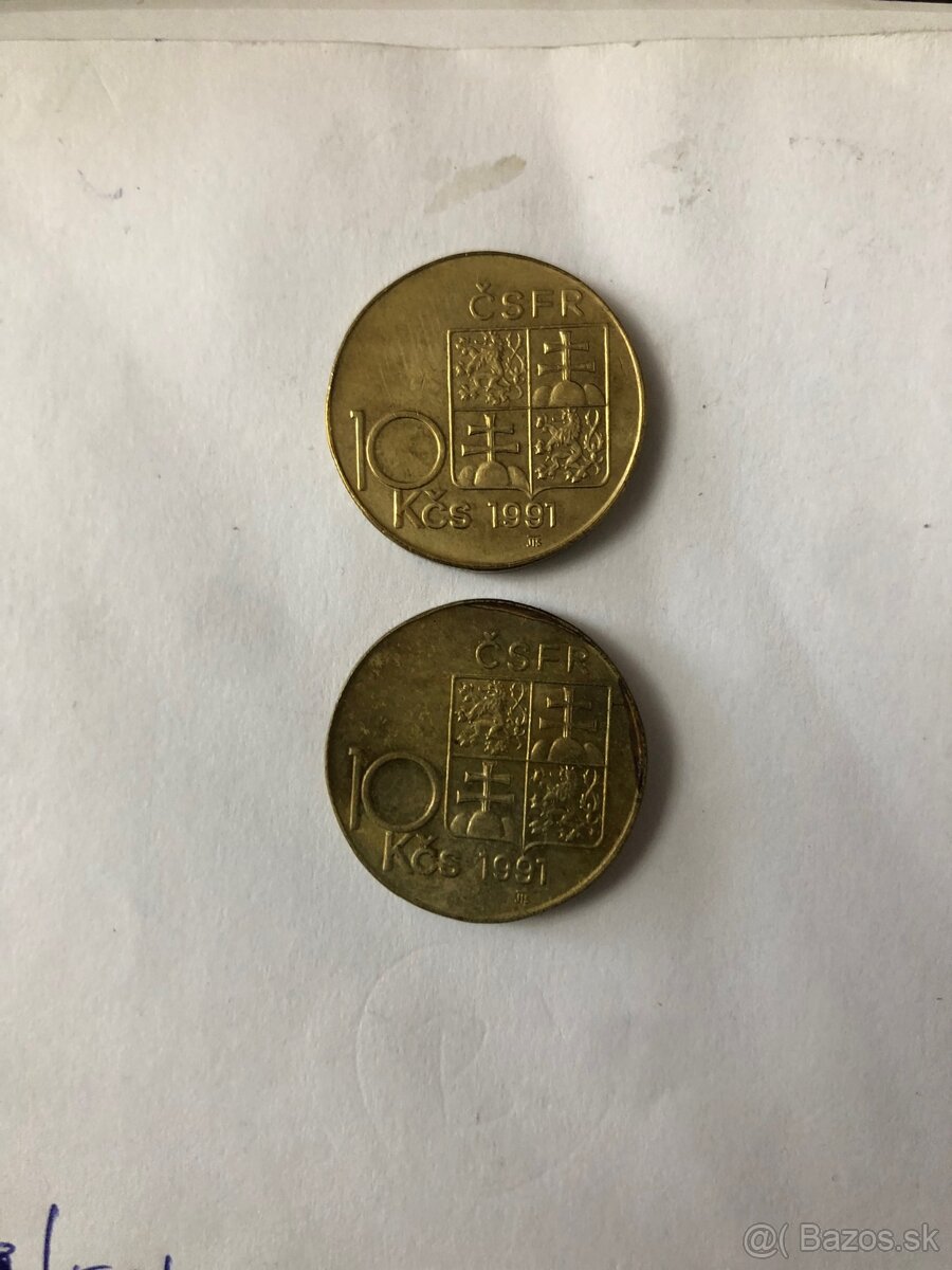 Mince 10kčs - 2