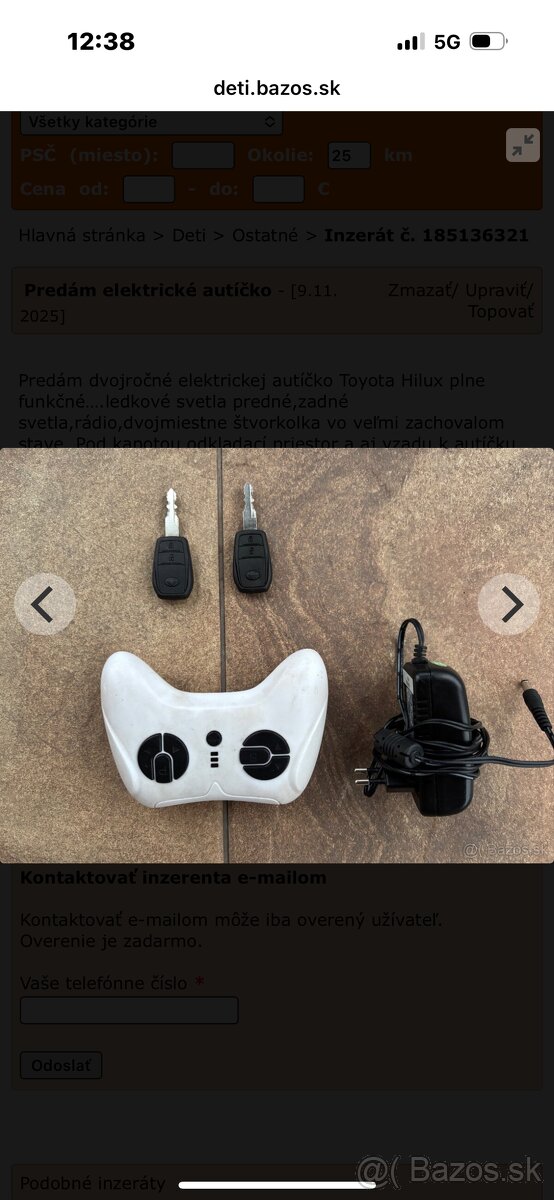 Predám decké elektrické autíčko - 2