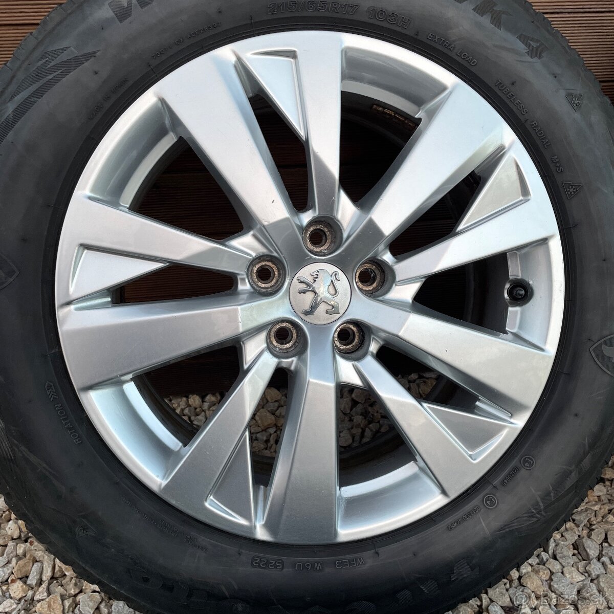 alu disky peugeot 5x108 r17 - 2