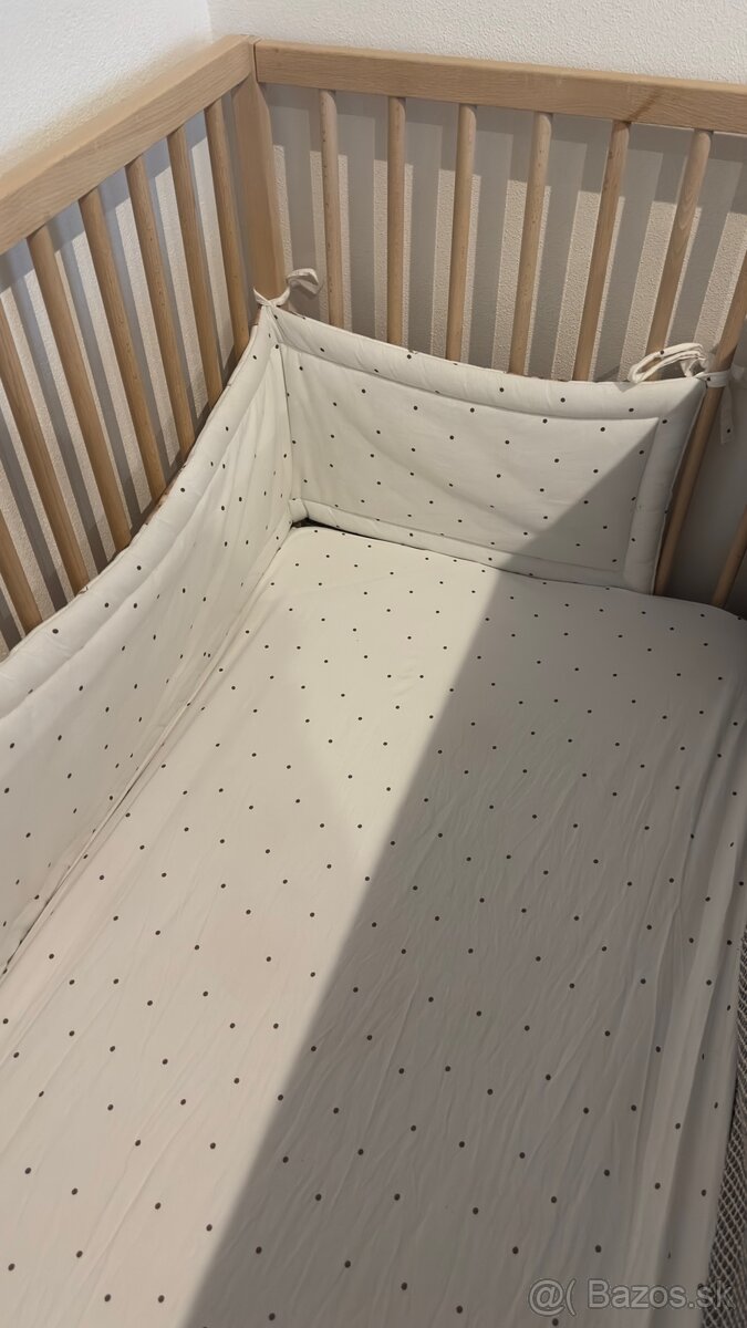 Ikea postielka s prebaľovacím pultom - 2